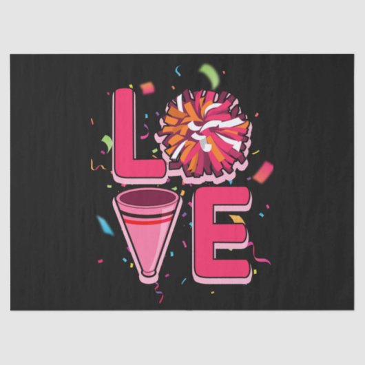 チアリーダーチアリーティング 薄葉紙 (正面)