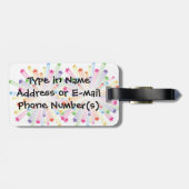 チアリーダーバッグラベル ラゲッジタグ (裏面横)