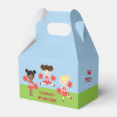 チアリーダーパーティー フェイバーボックス (裏面サイド)