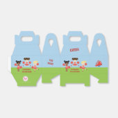 チアリーダーパーティー フェイバーボックス (折り畳みなし)