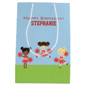 チアリーダーパーティー ミディアムペーパーバッグ (裏面)