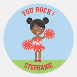 チアリーダーパーティー ラウンドシール