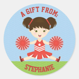 チアリーダーパーティー ラウンドシール