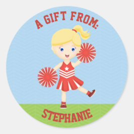 チアリーダーパーティー ラウンドシール