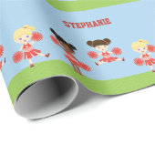 チアリーダーパーティー ラッピングペーパー (ロールコーナー)