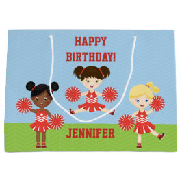 チアリーダーパーティー ラージペーパーバッグ