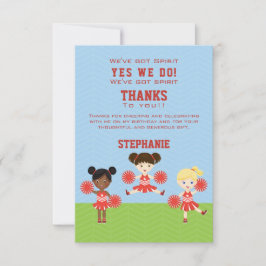 チアリーダーパーティー 招待状