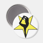 チアリーダーフライヤースターマグネット マグネット (正面/裏面)