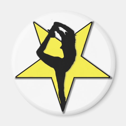 チアリーダーフライヤースターマグネット マグネット (正面)