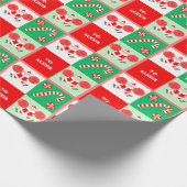 チアリーダーホリデーギフトラッピングPap ラッピングペーパー (角)