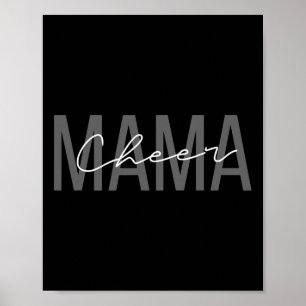 チアリーダーママTシャツ チアママ ママ 母 ポスター