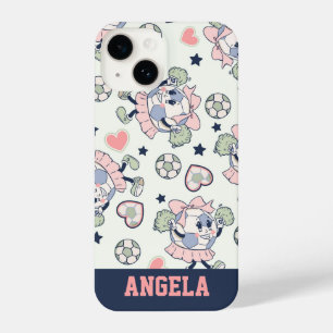 チアリーダー女子サッカーパーソナライズされた iPhone 14ケース
