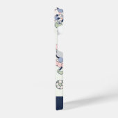 チアリーダー女子サッカーパーソナライズされた iPhoneケース (左側面)