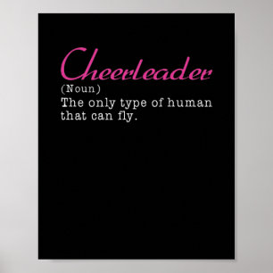 チアリーダー定義チアリーティング説明 ポスター