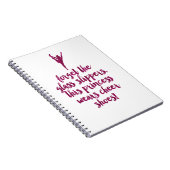 チアリーダー引用文 ノートブック (右側)