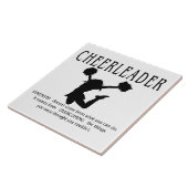 チアリーダー感動的引用文 タイル (側面)