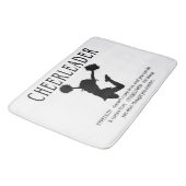 チアリーダー感動的引用文 バスマット (アングル)