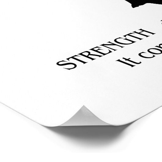 チアリーダー感動的引用文 ポスター (角)