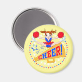 チアリーダー磁石 マグネット (正面/裏面)