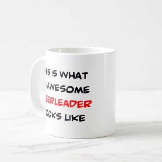 チアリーダー素晴らし コーヒーマグカップ (正面左)
