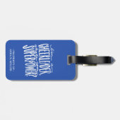 チアリーダー荷物タグパーソナライズされた- ラゲッジタグ (裏面横)