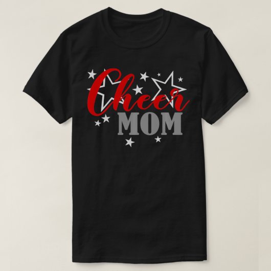 チアリーダー誇りを持った応援ママプライドスポーツサポーター Tシャツ (デザイン正面)