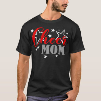 チアリーダー誇りを持った応援ママプライドスポーツサポーター Tシャツ