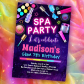 チアリーダー誕生日パーティー 招待状