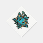 チアリーダー誕生日 スタンダードカクテルナプキン (角)