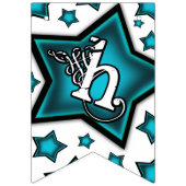 チアリーダー誕生日 バンティングフラッグ (第2の旗)