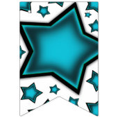 チアリーダー誕生日 バンティングフラッグ (第1の旗)