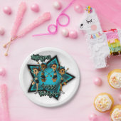 チアリーダー誕生日 ペーパープレート (パーティー)