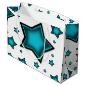 チアリーダー誕生日 ラージペーパーバッグ (裏面アングル)