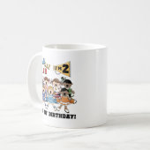チアリーダー2nd誕生日Tシャツとギフト コーヒーマグカップ (正面左)