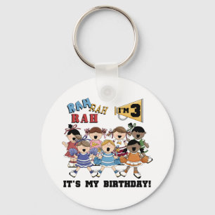 チアリーダー3rd誕生日Tシャツとプレゼント キーホルダー