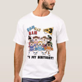 チアリーダー3rd誕生日Tシャツとプレゼント Tシャツ (正面)
