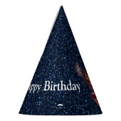 チアリーダー「ハッピーバースデーパーソナライズされた」 パーティーハット (左)