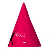 チアリーダー「ハッピーバースデーパーソナライズされた」 パーティーハット (右)