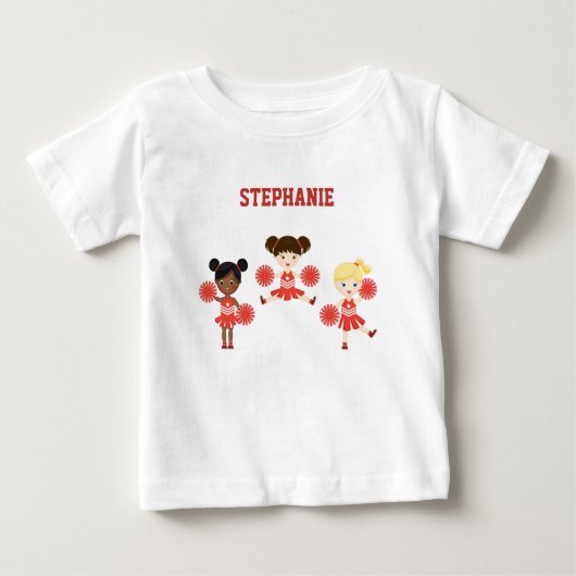 チアリーダー パーティー ベビーTシャツ (正面)