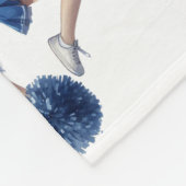 チアリーダー フリースブランケット (角)