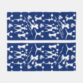 チアリーダー フリースブランケット (正面(横))