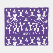 チアリーダー フリースブランケット (正面(横))