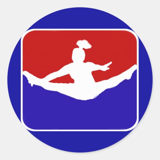 チアリーダー ラウンドシール (正面)