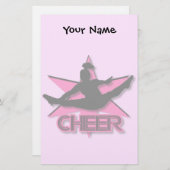 チアリーダー 便箋 (正面/裏面)
