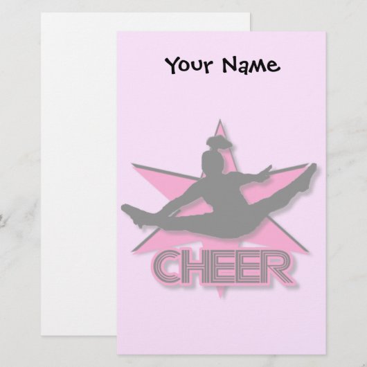 チアリーダー 便箋 (正面/裏面)