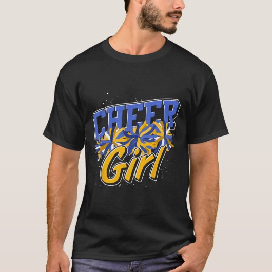 チアリーダー 女性 チア プラクティス 女子 高校 チアリーディング Tシャツ (正面)
