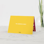 チアリーダー 招待状 (裏面)