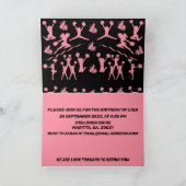 チアリーダー 招待状 (内部)