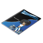 チアリーダー | DIY名 |青いノートブック ノートブック (左側)