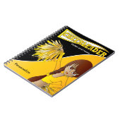 チアリーダー | DIY名 |黄色 ノートブック (左側)